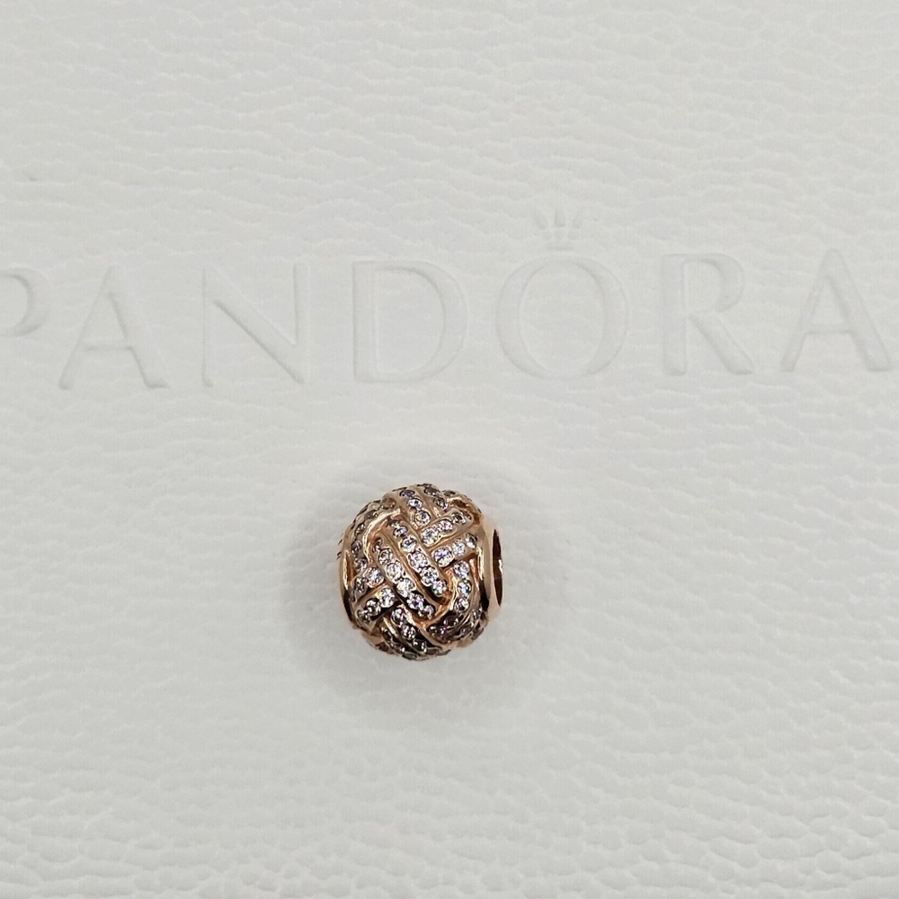 ❤️ Authentic Pandora ⭐️RETIRED⭐️ ROSE LOVE CHARM - Picture 9 of 9